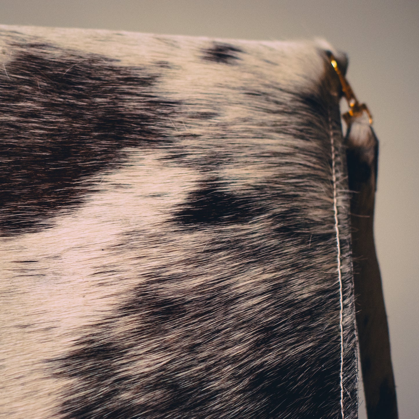 Handmade Cowhide Envelope Clutch Bag | One-of-a-Kind, Made in Wales