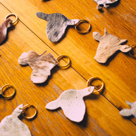 Handmade Farmyard Keyrings