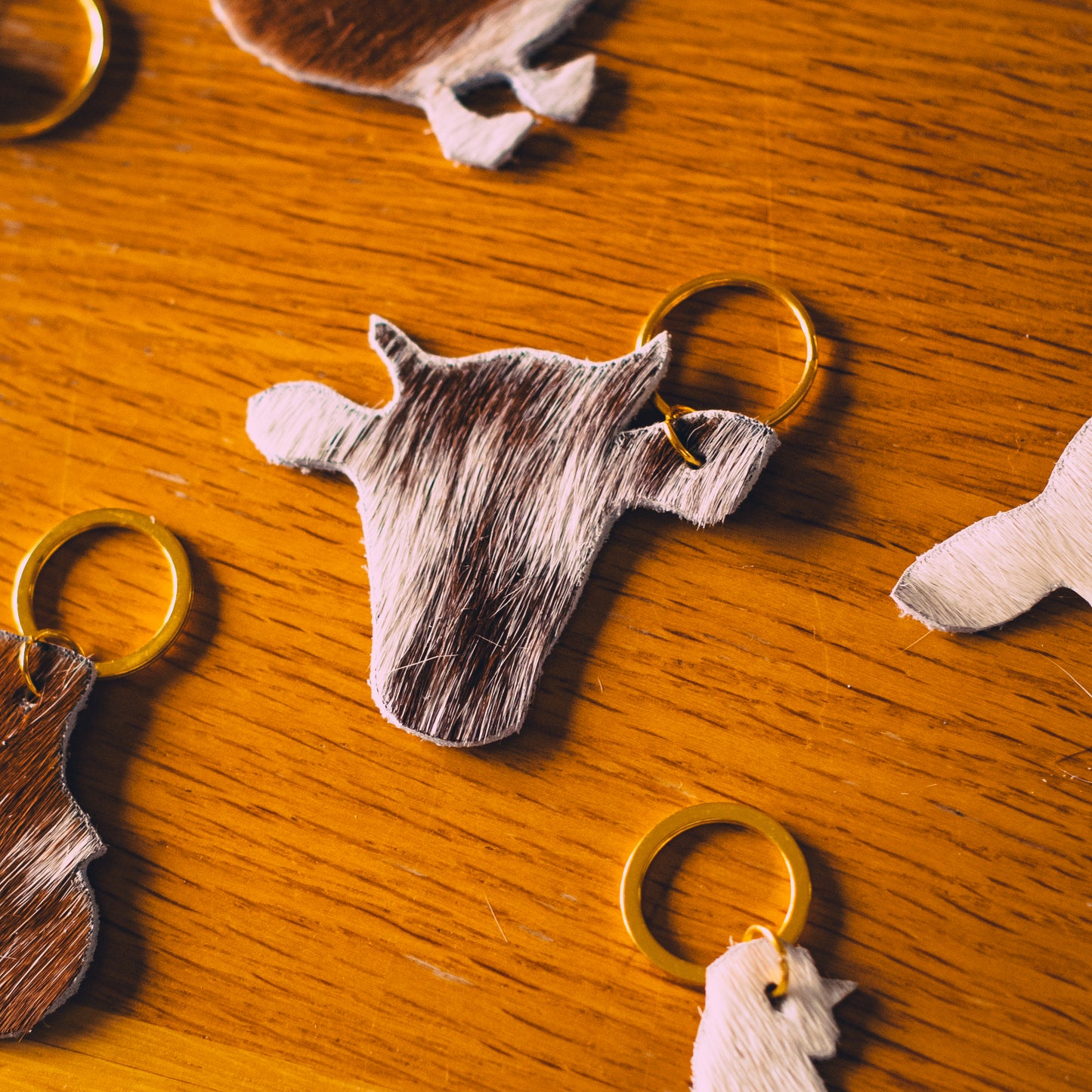 Handmade Farmyard Keyrings