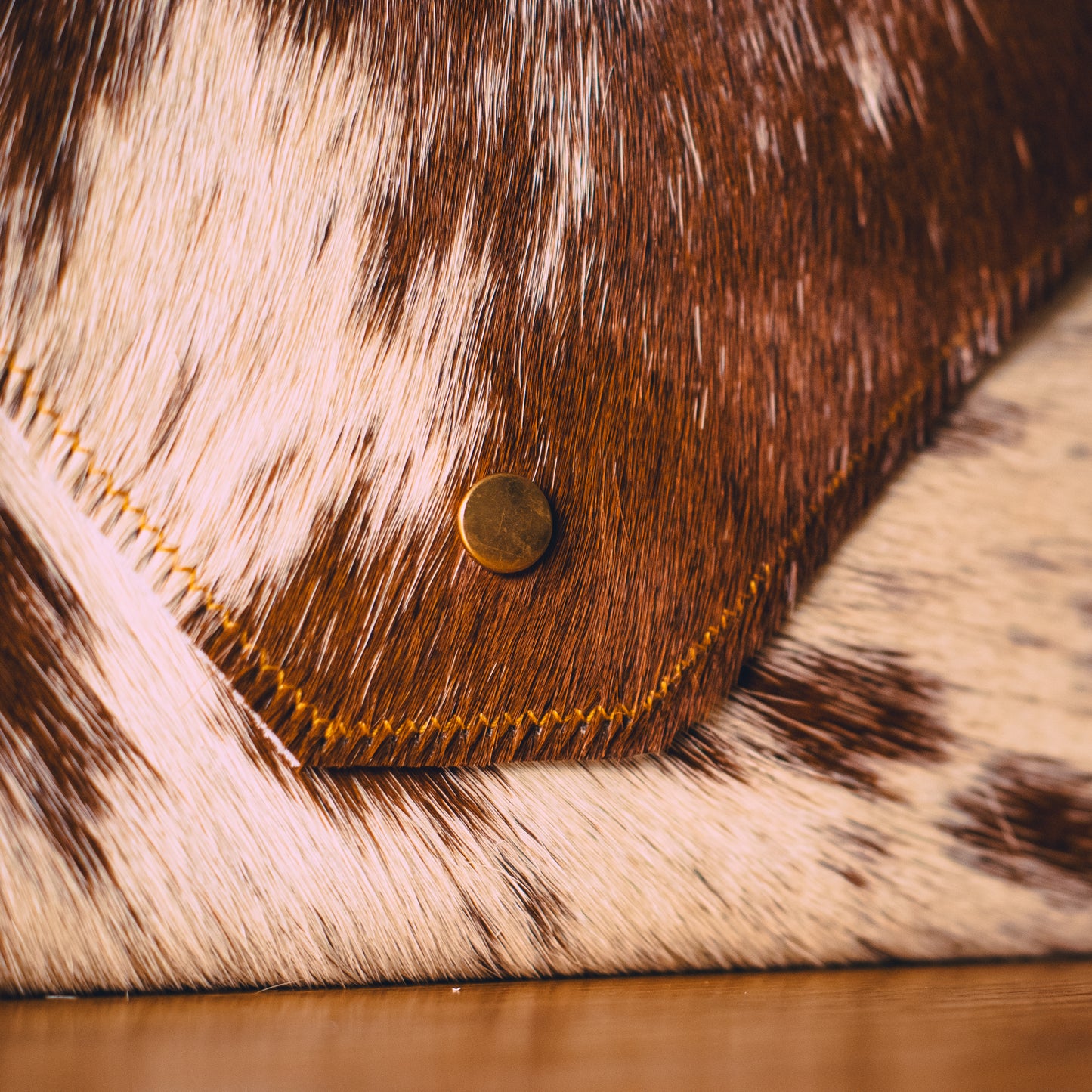 Handmade Cowhide Envelope Clutch Bag | One-of-a-Kind, Made in Wales
