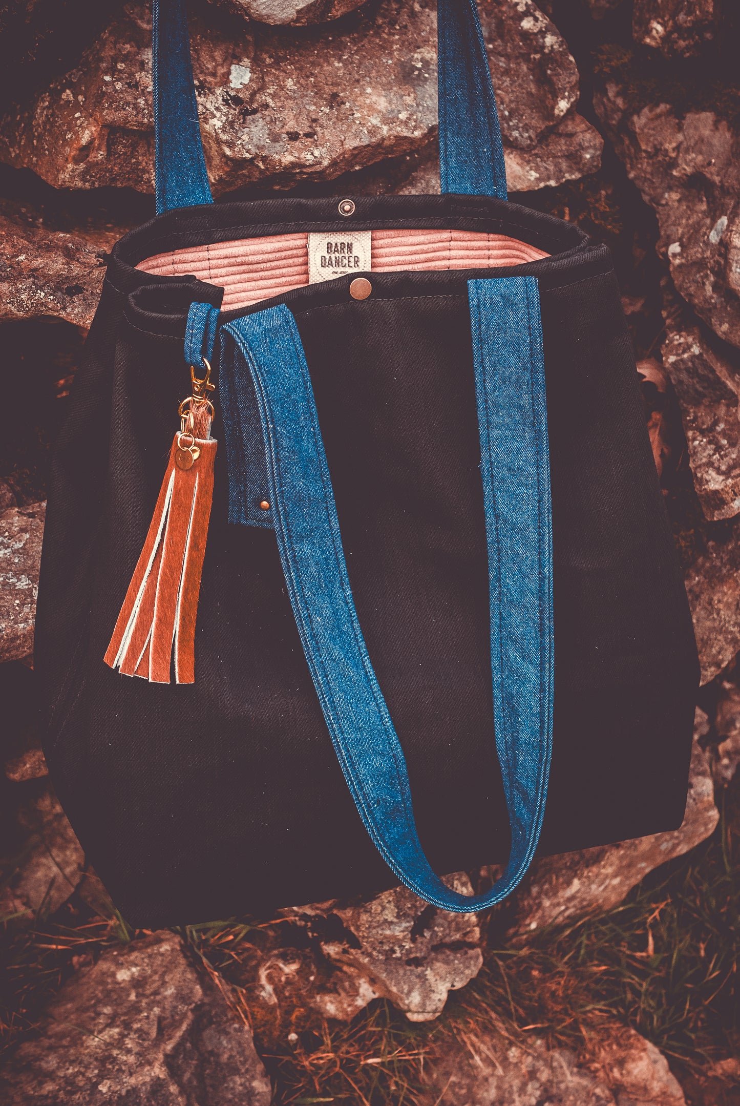 Handmade Denim & Corduroy Tote Bag