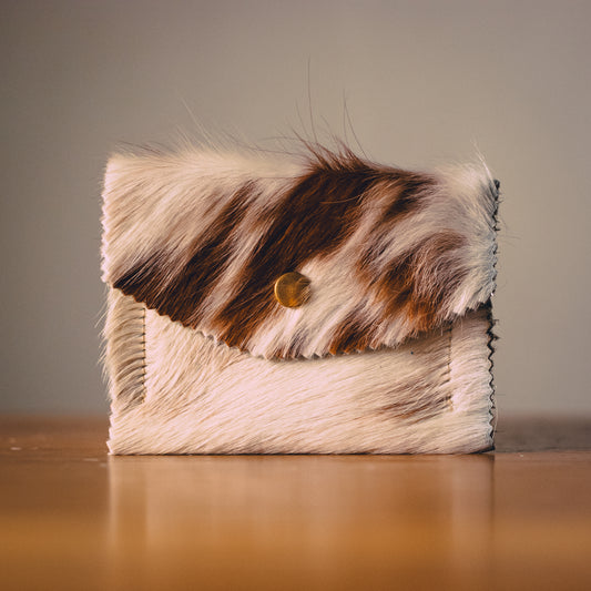 Handmade Cowhide Purse – Small, Stylish & One-of-a-Kind