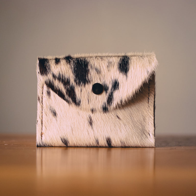 Handmade Cowhide Purse – Small, Stylish & One-of-a-Kind