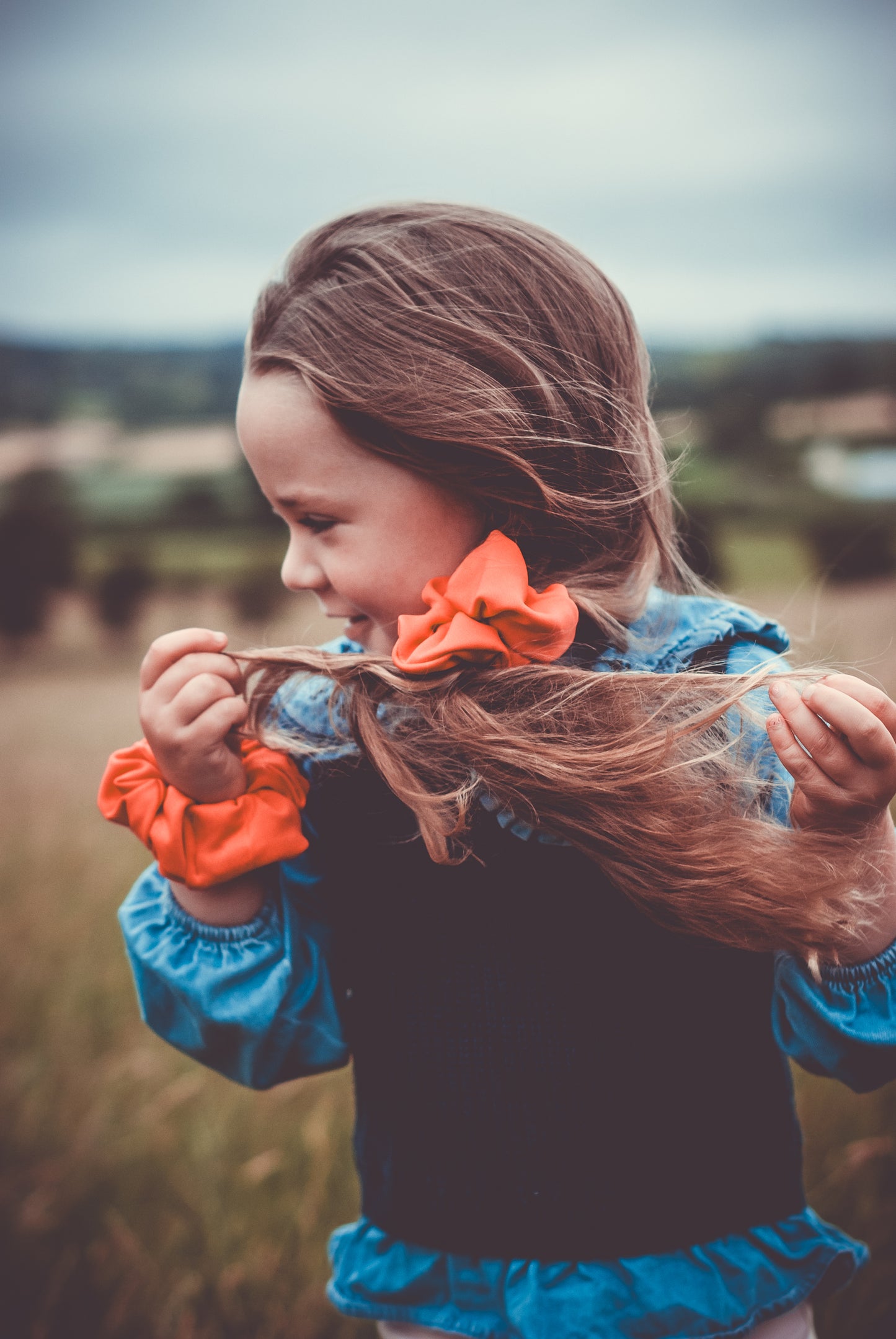 The Barn Dancer Scrunchie – Handmade in Wales, Full of Colour & Character