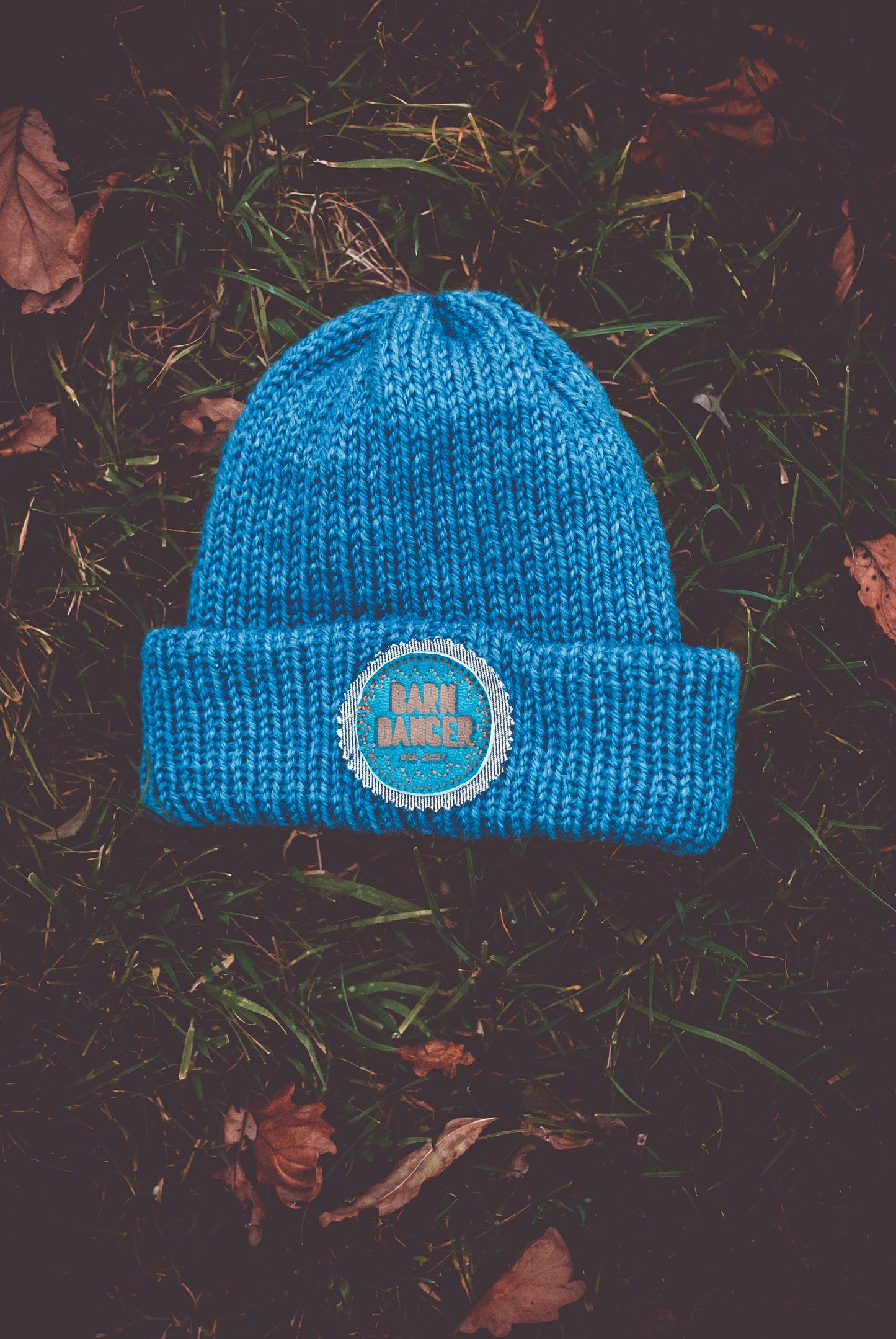 Children’s Woolblend Hat – Handmade in Wales with Barn Dancer Badge (Baby to Junior Sizes)