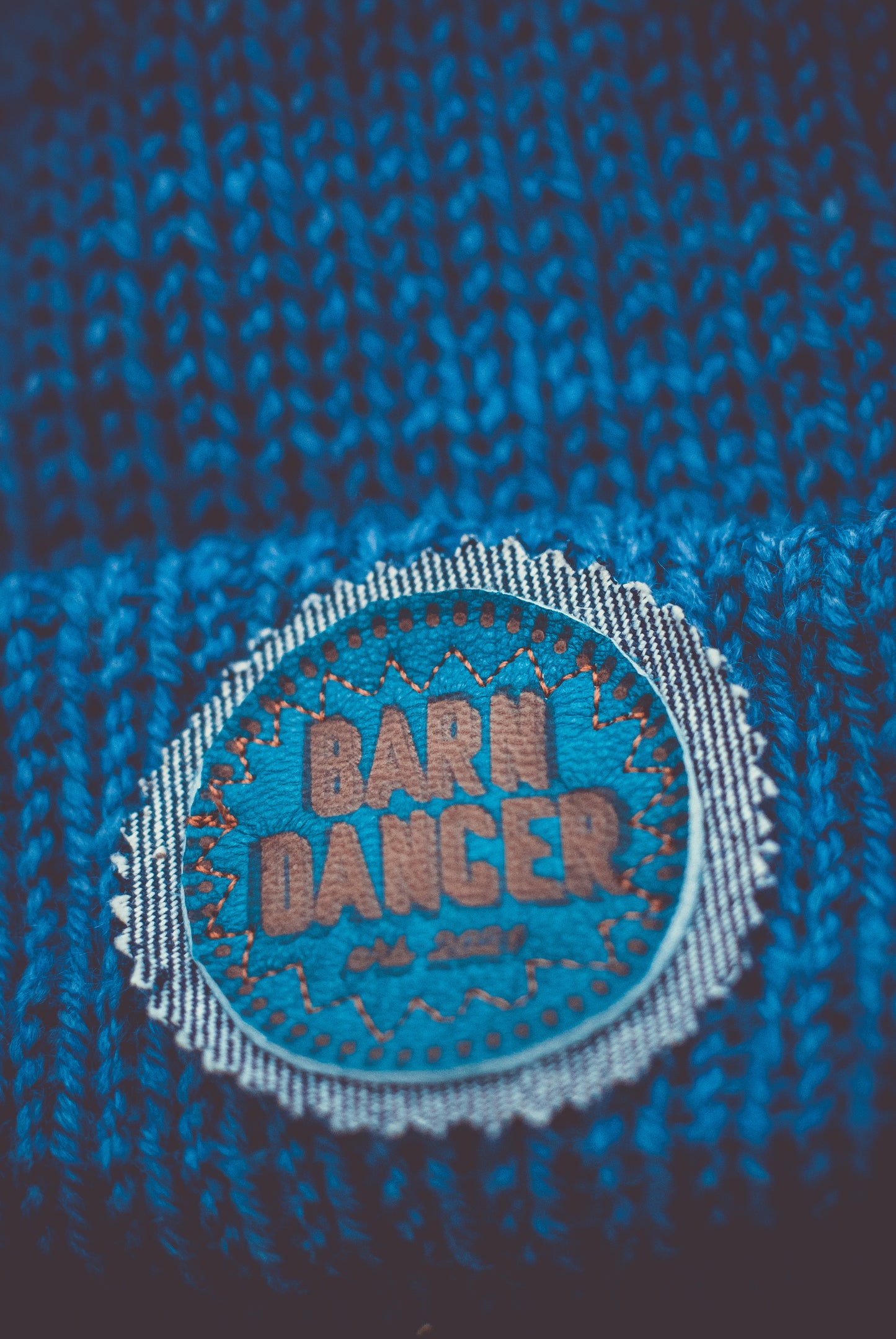 Children’s Woolblend Hat – Handmade in Wales with Barn Dancer Badge (Baby to Junior Sizes)