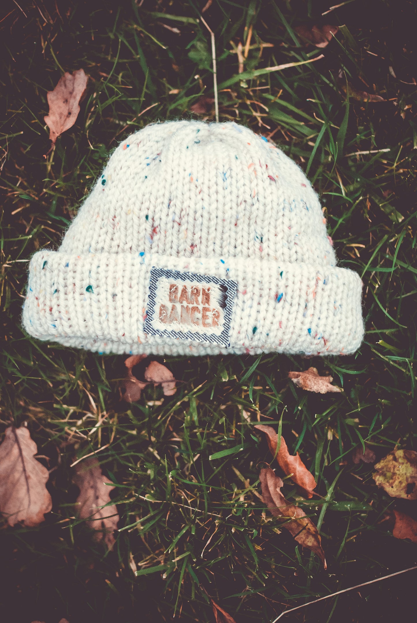Children’s Woolblend Hat – Handmade in Wales with Barn Dancer Badge (Baby to Junior Sizes)